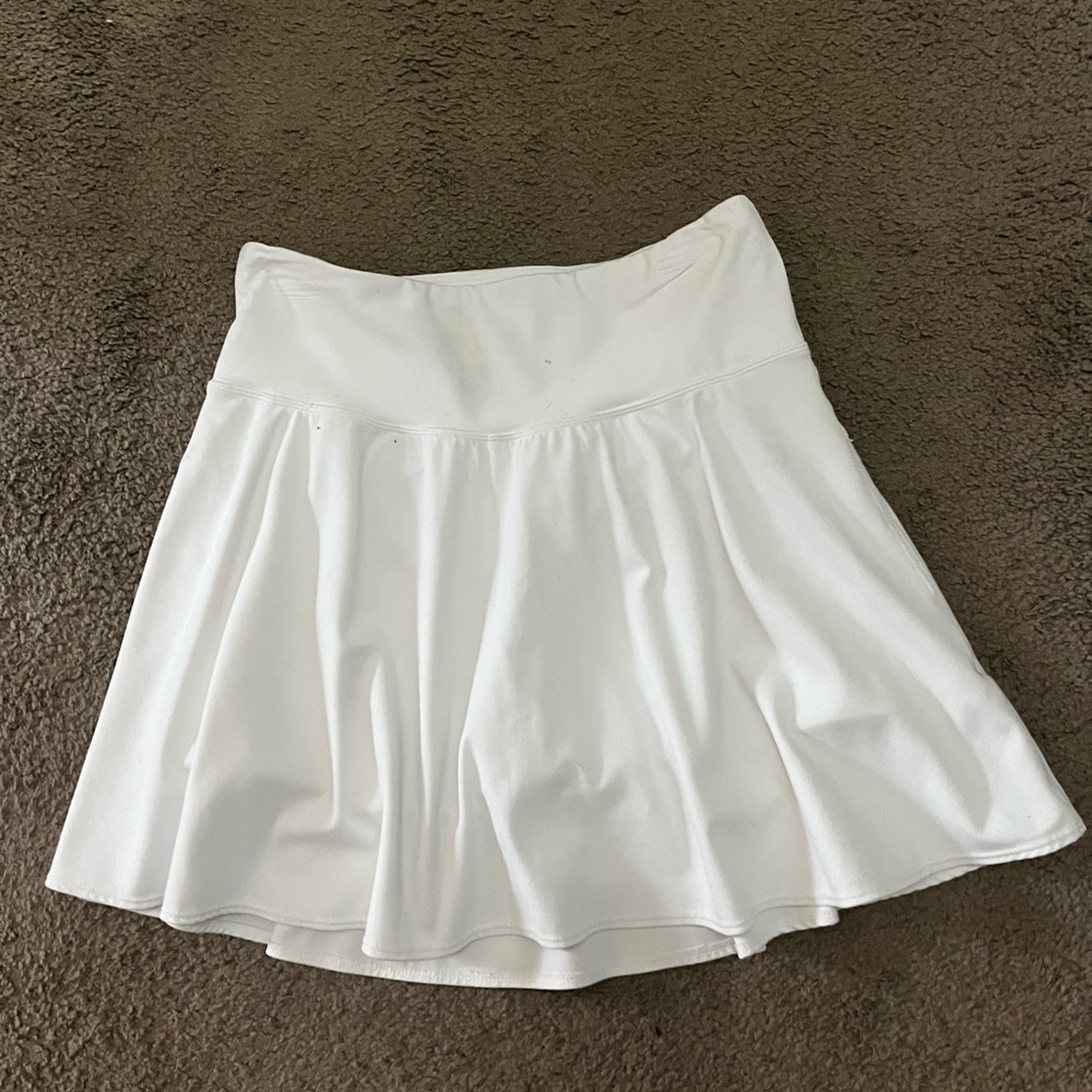 White skirt with built in shorts.   Like new.  Worn once
